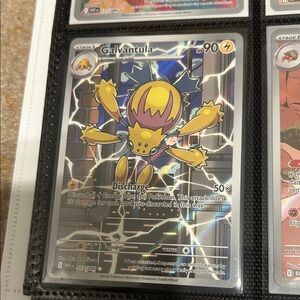 Pokemon Trading Card - Galvantula Yellow and Purple